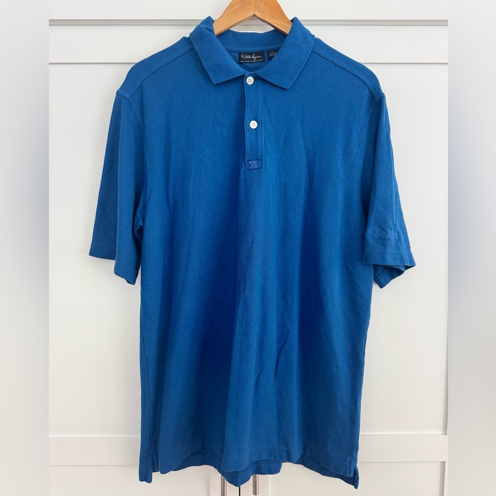 Walter Hagen Deep Blue Polo Shirt Mens Large